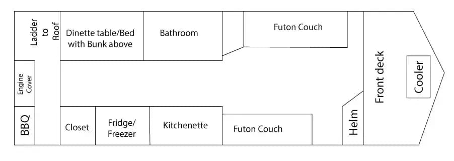40' Seahawk Floor Plan